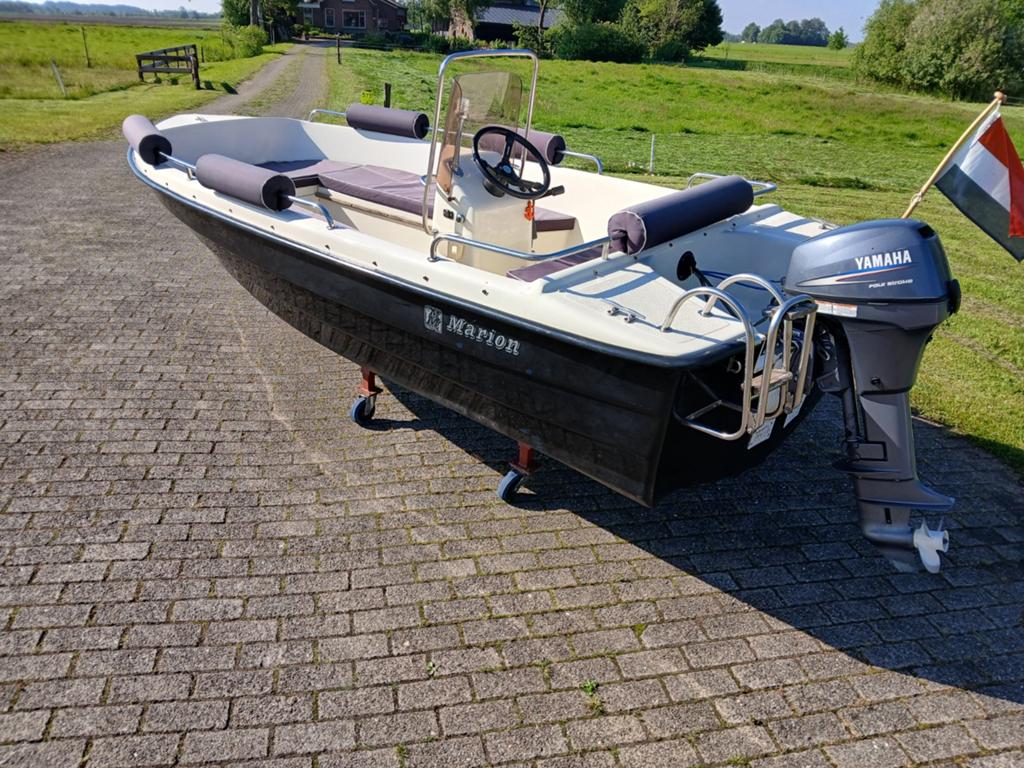 Marion 4.30 consoleboot. Yamaha 9.9 4takt, Watersport en Boten, Vis- en Consoleboten, Elektrische start, Ophalen