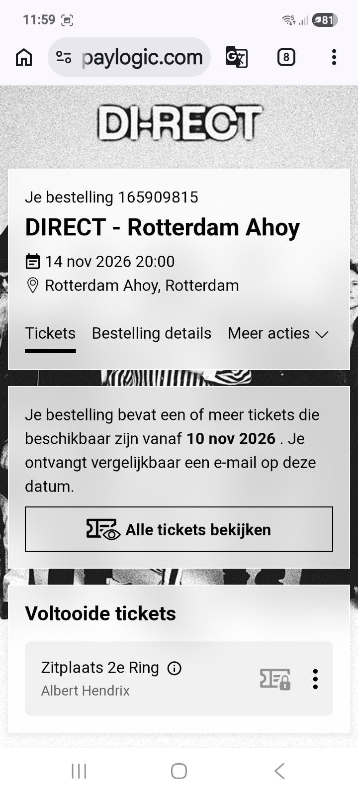 Di Rect., Twee personen, November
