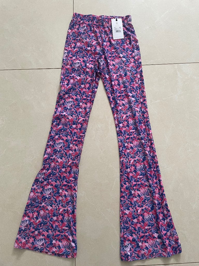 Nieuwe Distrikt Nørrebro flared broek met bloemenpriny, Ophalen, Distrikt Nørrebro, Meerkleurig, Nieuw