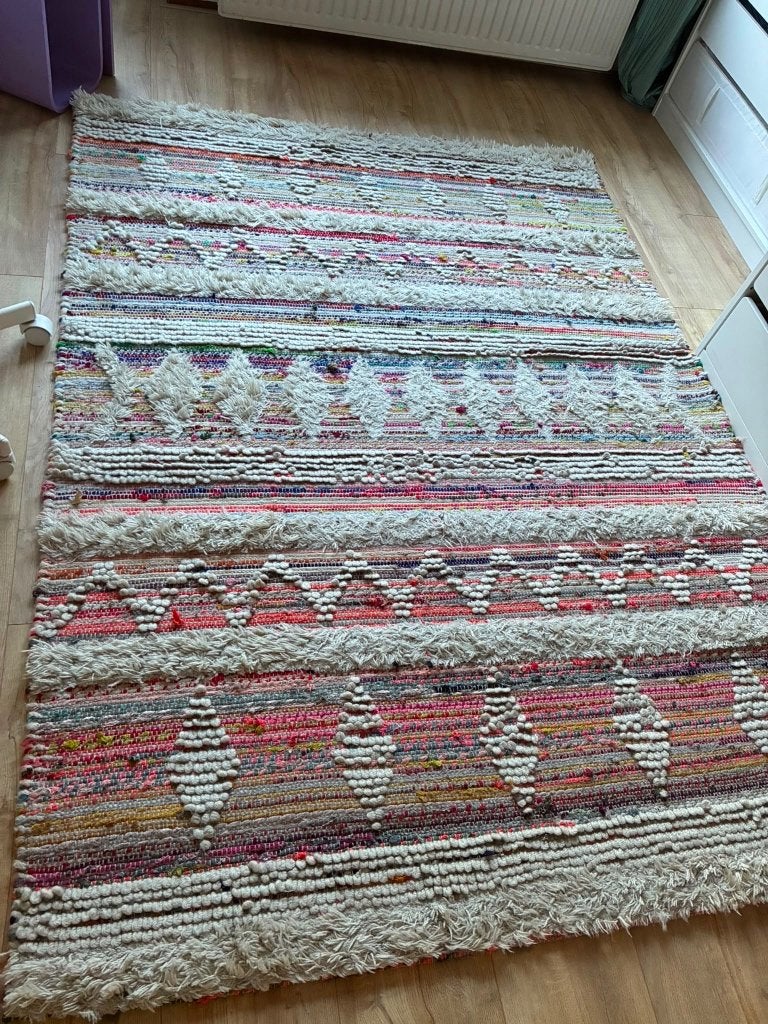 Vloerkleed kinderkamer kleurrijk 160x230cm, Ophalen, Rechthoekig, 200 cm of meer, 100 tot 150 cm