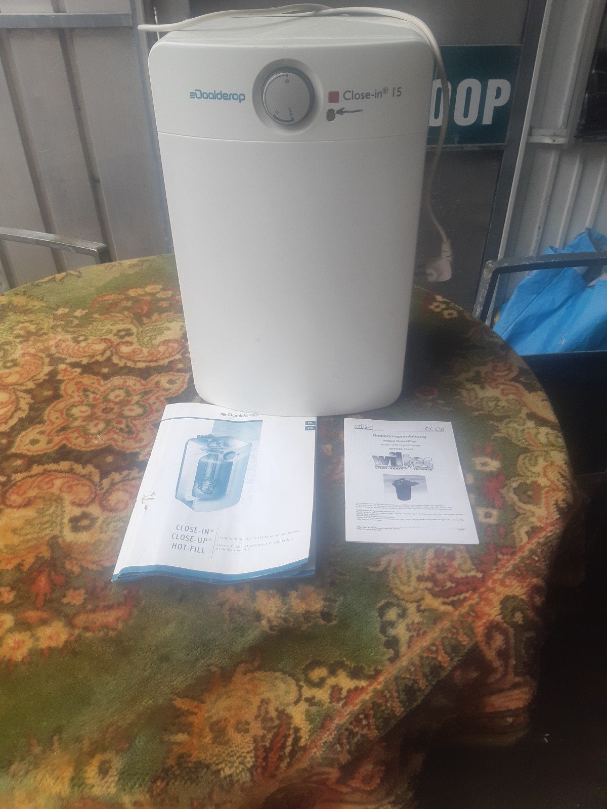 DAALDEROP BOILER NU 34.95 EURO, Minder dan 20 liter, Ophalen of Verzenden, Boiler, Minder dan 3 jaar oud