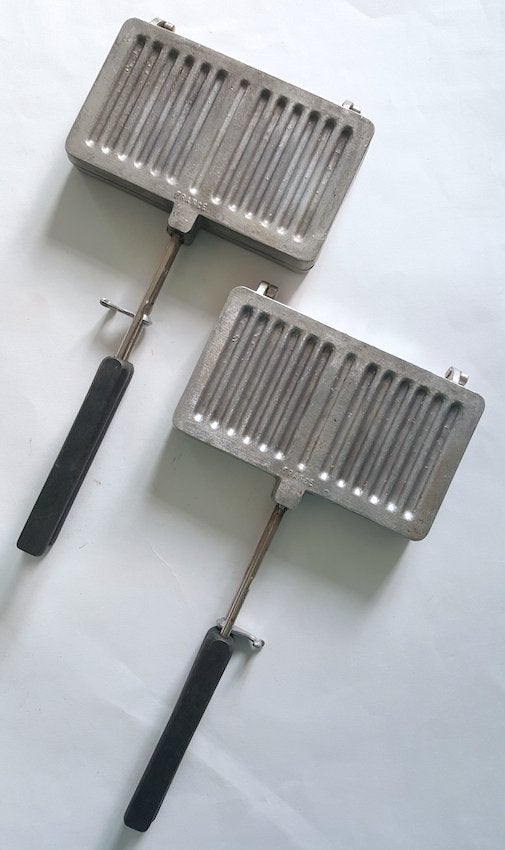 2x tosti ijzer tostimaker, Overige typen, Ophalen, Zo goed als nieuw, Overige materialen