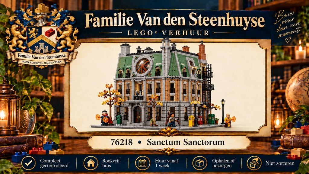 LEGO Marvel Sanctum Sanctorum 76218 huren, Marvel, Lego, Ophalen of Verzenden, Zo goed als nieuw