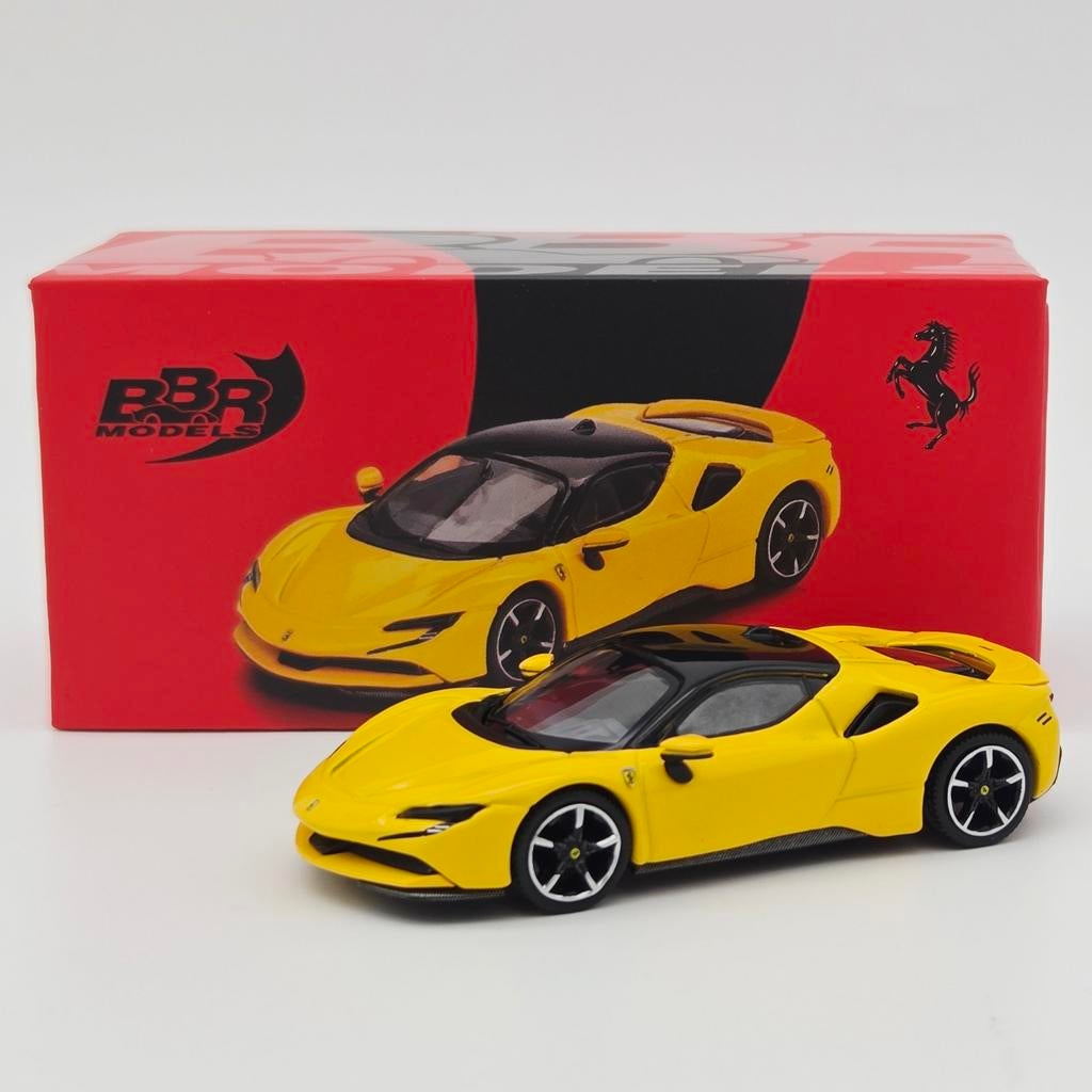 BBR 2024 Ferrari SF90, Giallo Modena, yellow, Auto, BBR Models, Nieuw, Ophalen of Verzenden