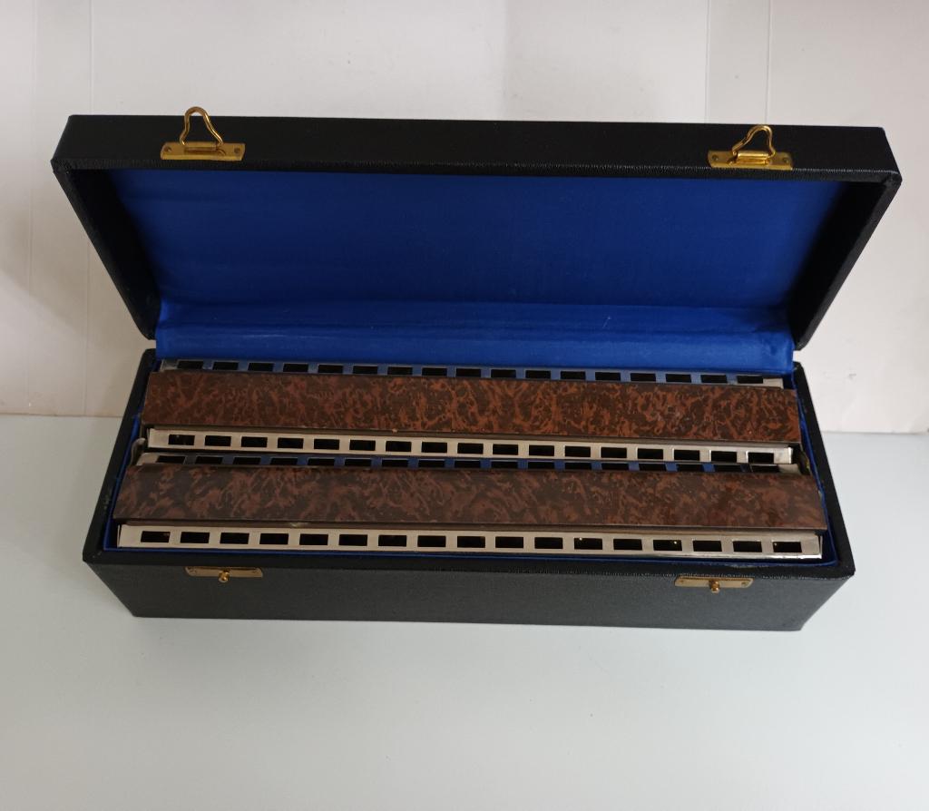 Hohner Chromatica mondharmonia NS 265 met originele doos, Muziek en Instrumenten, Blaasinstrumenten | Mondharmonica's, Overige typen