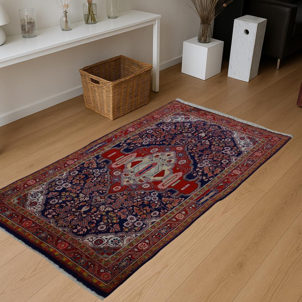 Perzisch tapijt - Sarouk - 195 x 130 cm - Handgeknoopt, Gebruikt, -, Verzenden, -