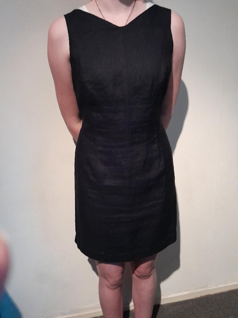 mouwloos jurk Mark en Spencer, Kleding | Dames, Jurken, Verzenden, Zwart, Maat 42/44 (L), Zo goed als nieuw