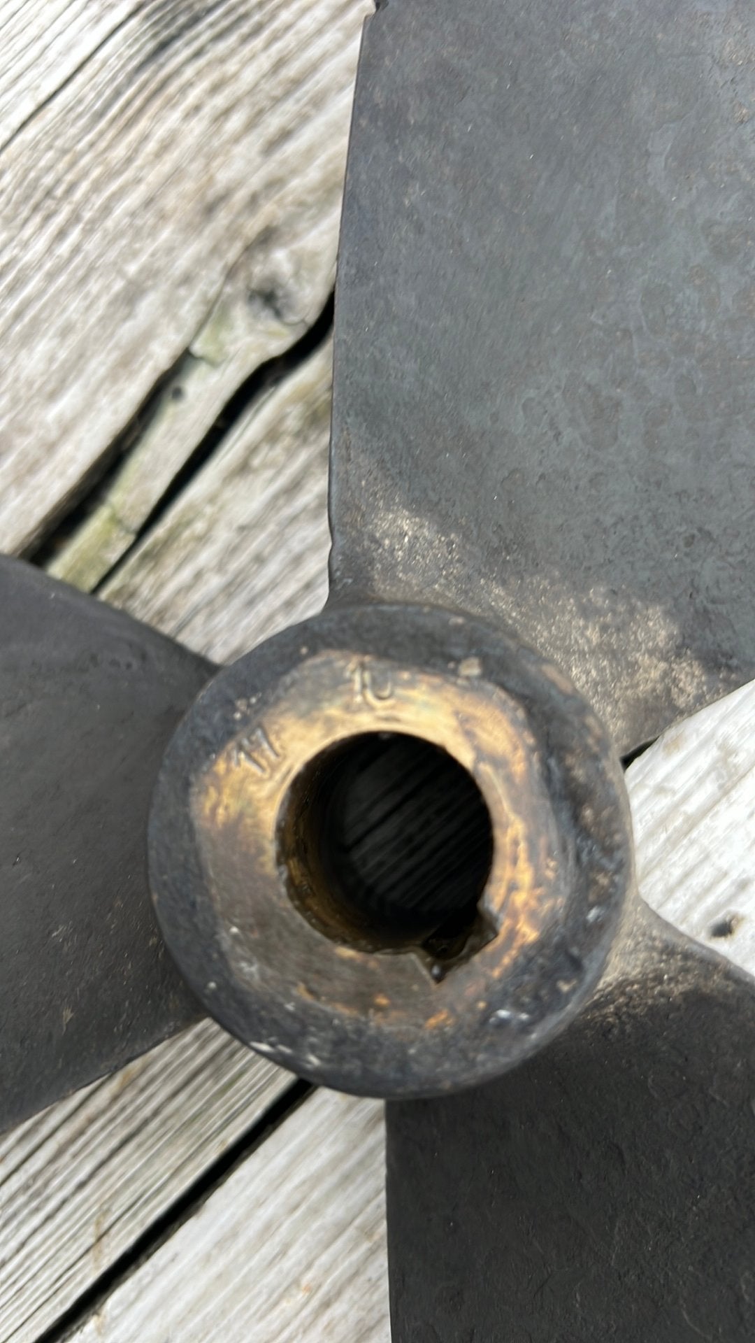 Gebruikte bronzen scheepsschroef, Ophalen of Verzenden, Gebruikt, Motor en Techniek