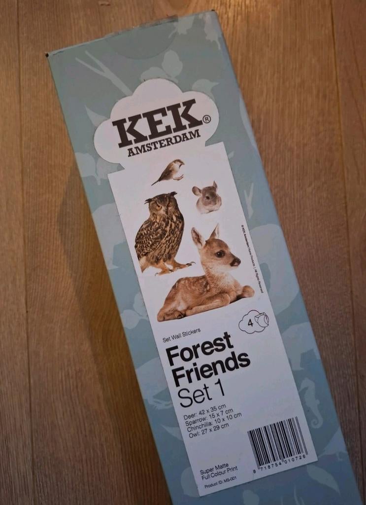 KEK Amsterdam Forest Friends muurstickers, Ophalen, Nieuw, Wanddecoratie