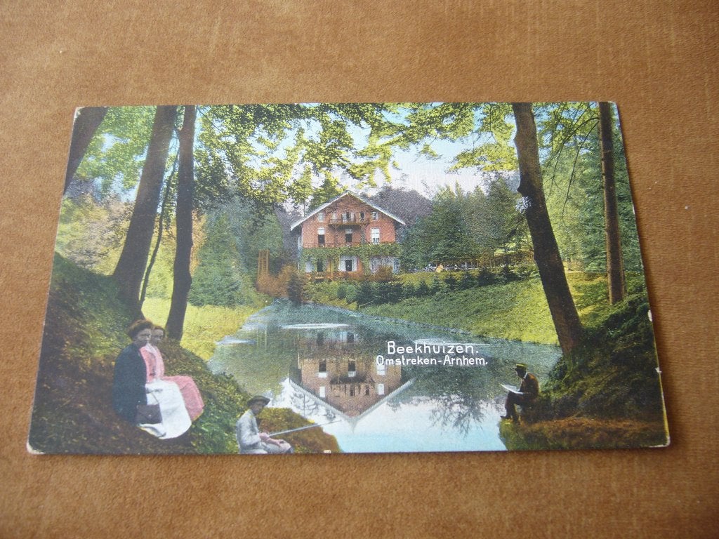 ARNHEM  =  BEEKHUIZEN  BRIEFKAART  1913, Ophalen of Verzenden, Voor 1920, Gelopen, Gelderland