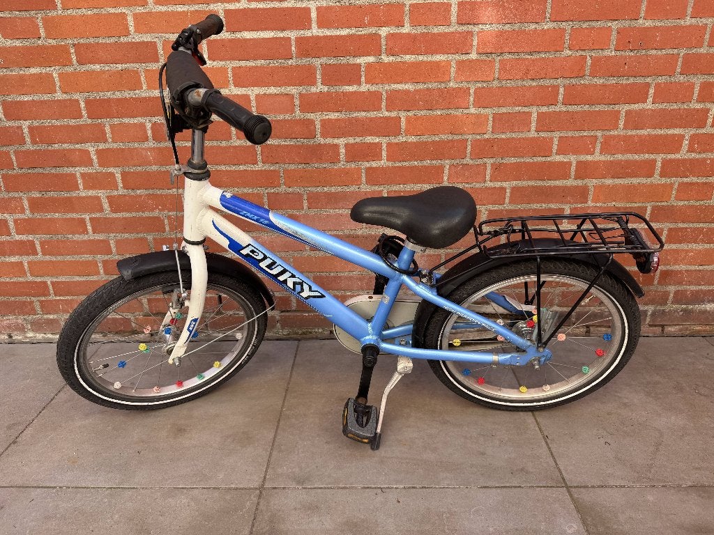 Puky kinderfiets blauw 18 inch, Fietsen en Brommers, Ophalen, Terugtraprem, Puky, 16 tot 20 inch