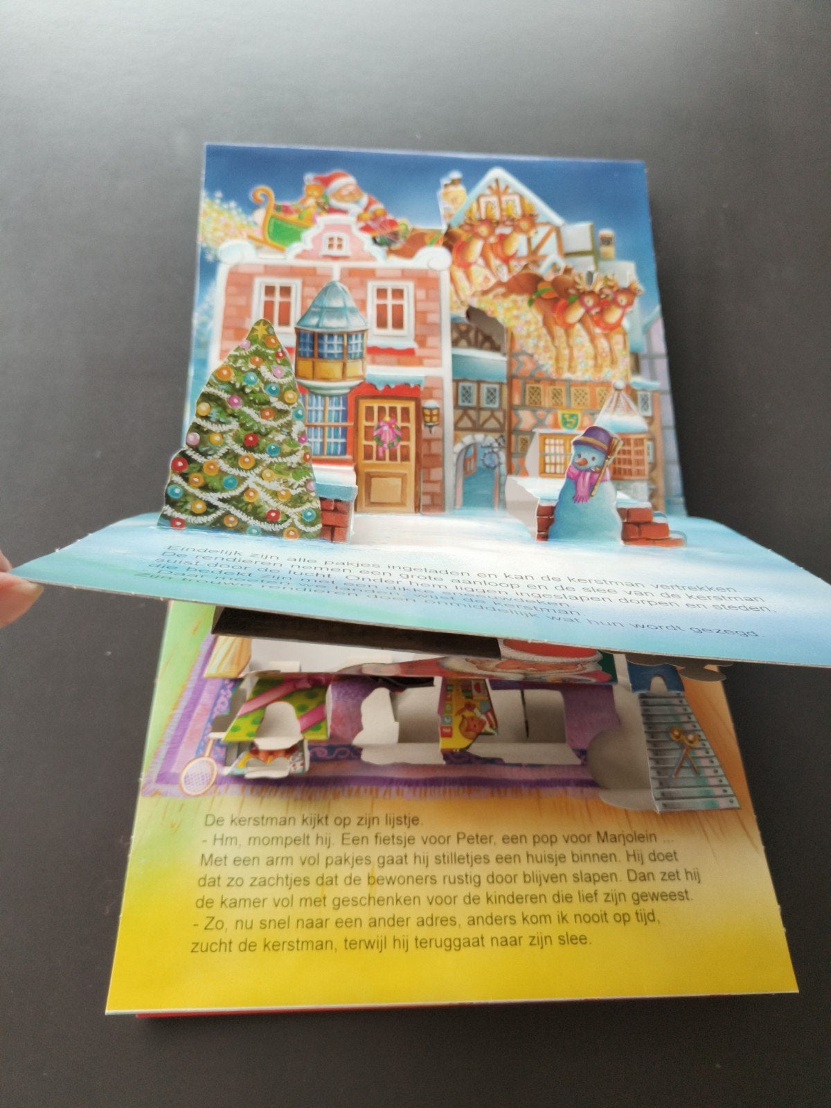kerstman boek, Ophalen of Verzenden, Gebruikt