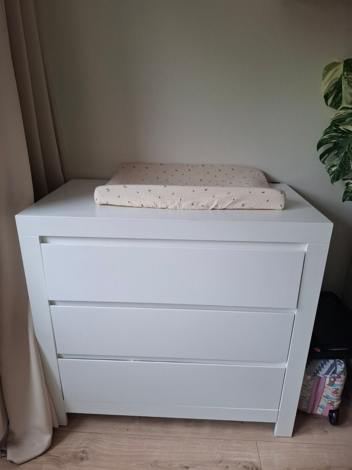 Witte Bopita Commode met 3 lades, Ophalen, Gebruikt, 50 tot 70 cm, 75 tot 100 cm