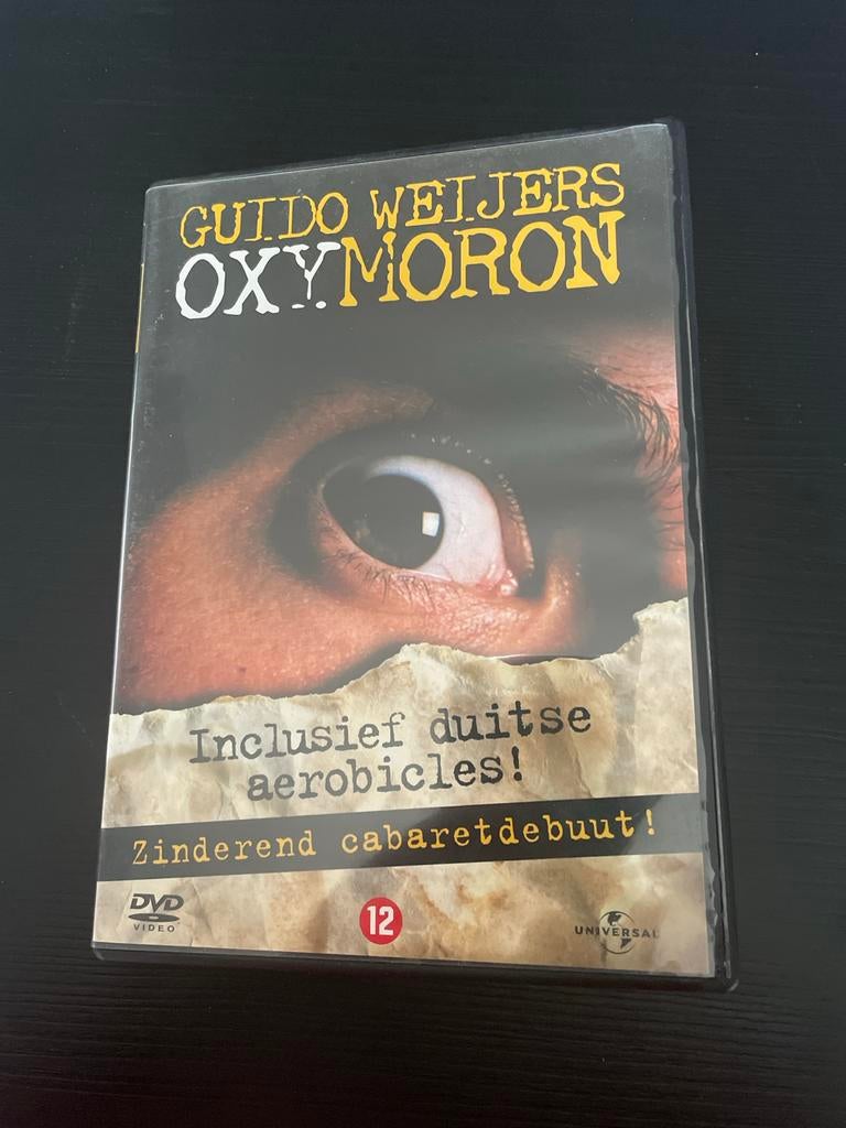 Guido Weijers - Oxymoron DVD - Zinderend cabaretdebuut!, Vanaf 12 jaar, Ophalen of Verzenden, Zo goed als nieuw, Stand-up of Theatershow