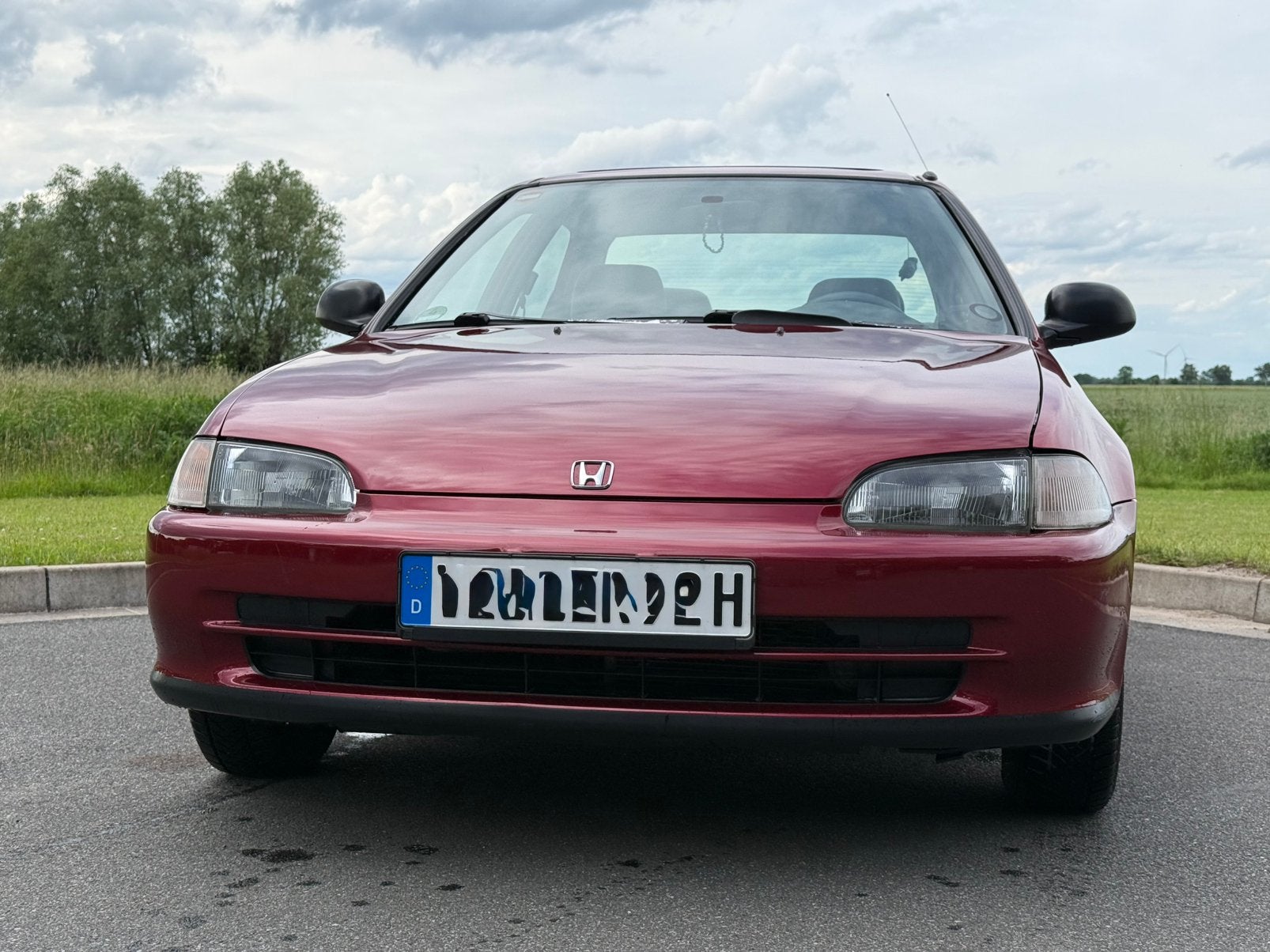Honda Civic EG 1.5 LS, 4 cilinders, Sedan, 90 pk, Rood