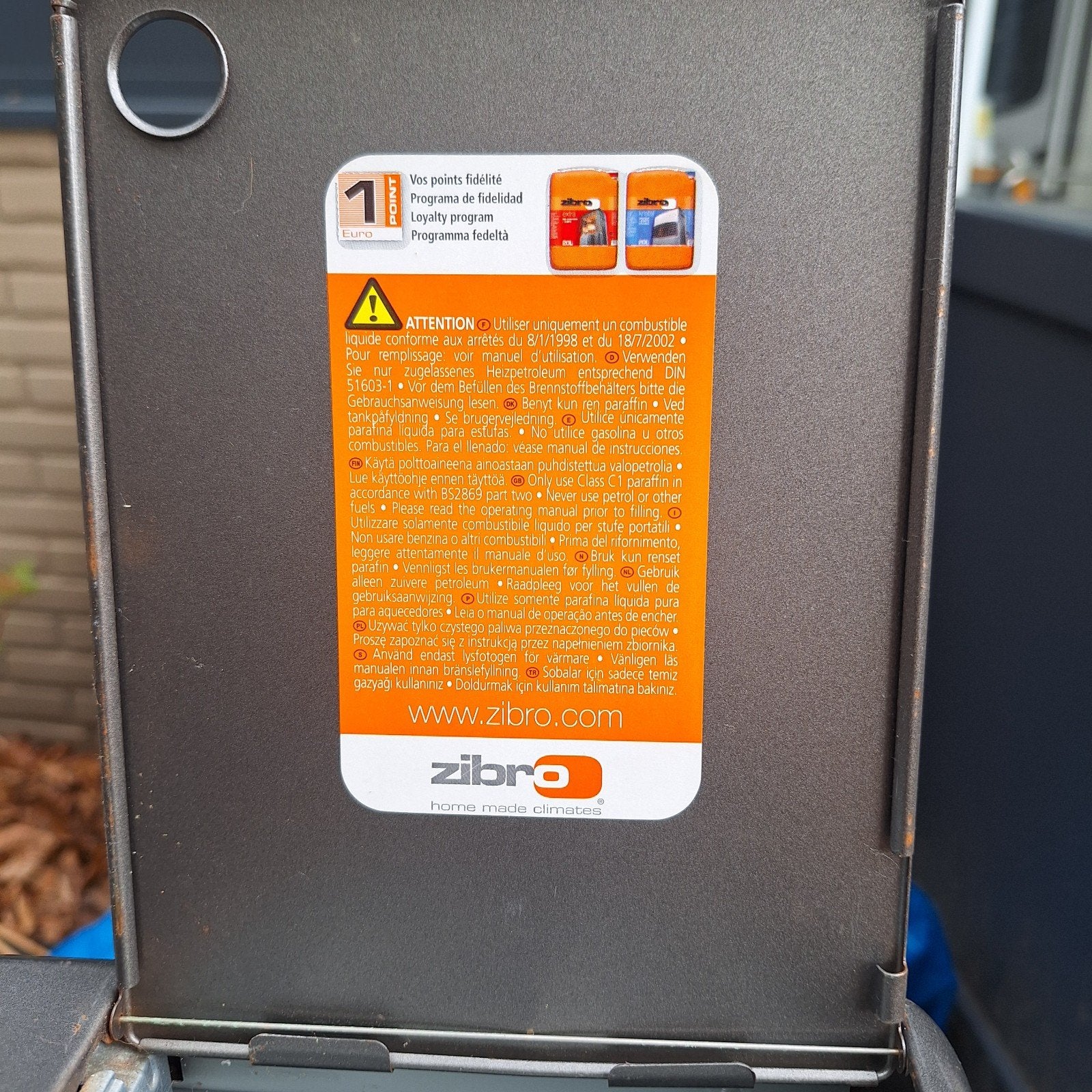 Zibro Petroleumkachel SRE 229 TC - Goede staat, Gebruikt, Overige brandstoffen, Petroleumkachel, Ophalen of Verzenden