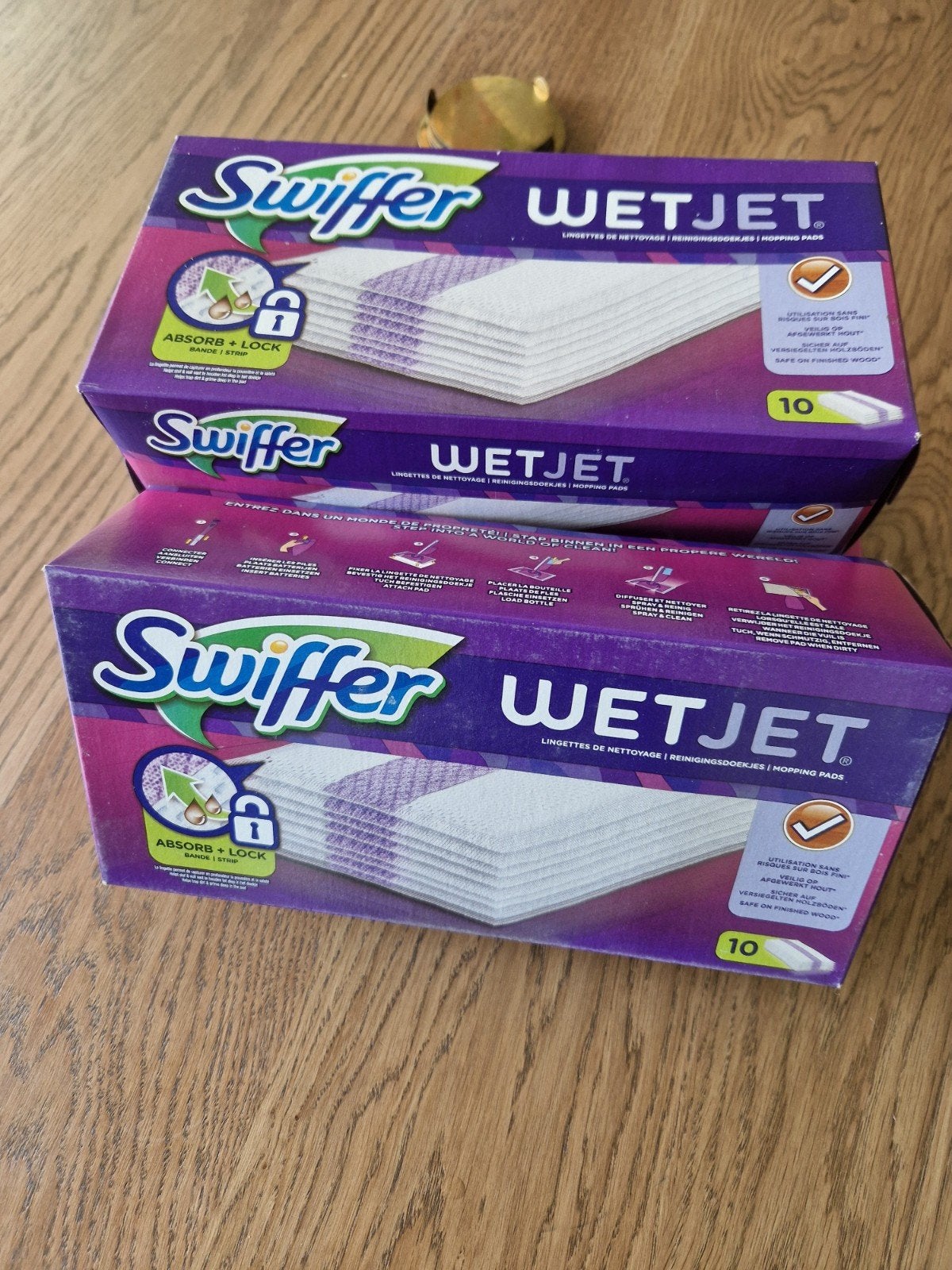 Swiffer wetjet doekjes, Ophalen