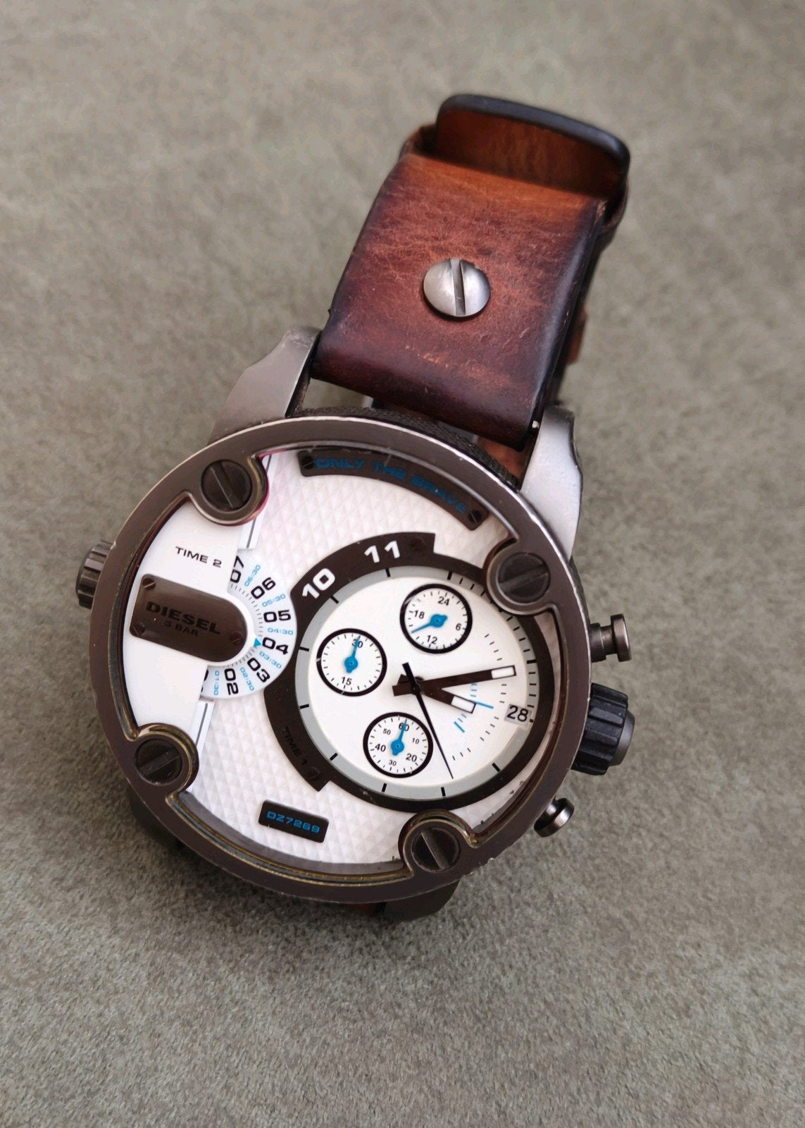 Diesel horloge, Ophalen of Verzenden, Gebruikt, Zwart, Android