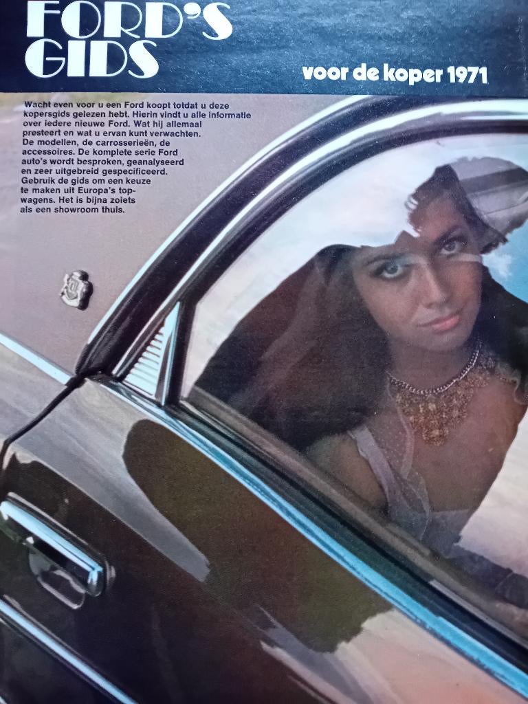 Brochure Ford 1971, Ophalen of Verzenden, Zo goed als nieuw, Ford