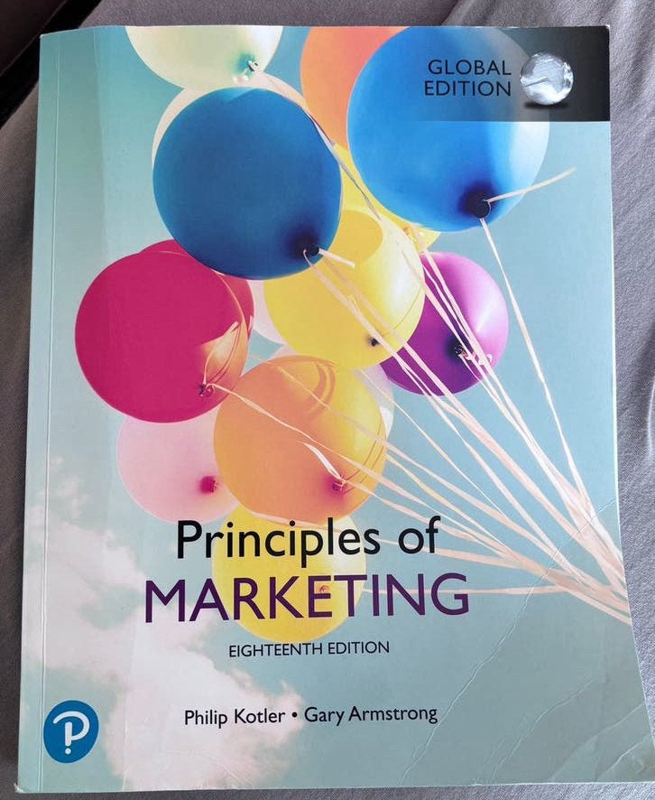 Principles of Marketing 18e editie - Kotler & Armstrong, Boeken, Ophalen of Verzenden, Gamma, Zo goed als nieuw, HBO