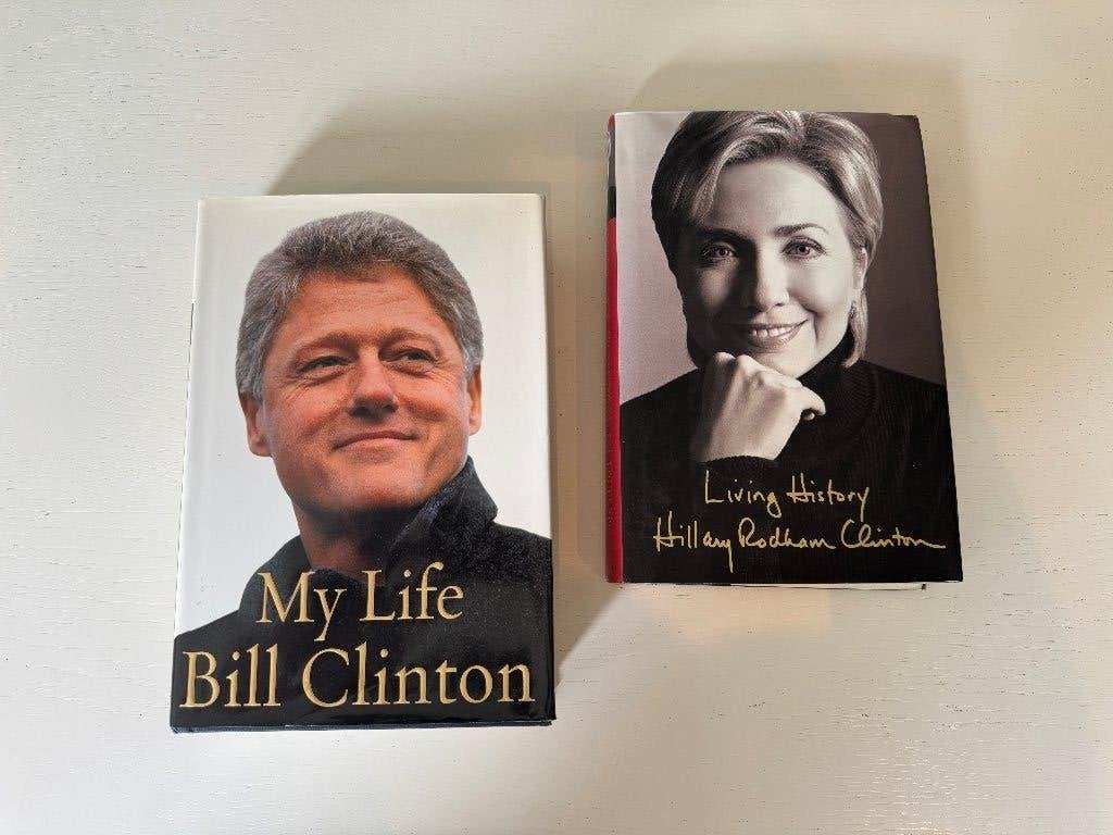 Biografie Bill Clinton & Hillary Clinton (samen EUR 6 of los, Ophalen of Verzenden, Zo goed als nieuw, Politiek