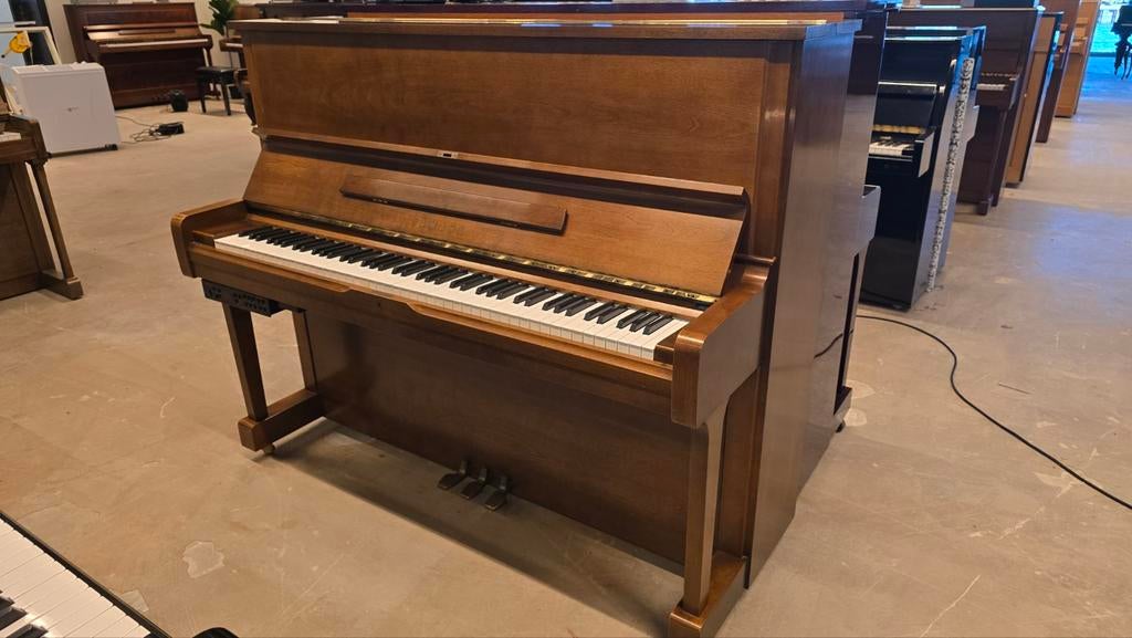 Yamaha U1 Piano met Technics Silent Systeem, Muziek en Instrumenten, Ophalen of Verzenden, Gebruikt, Zwart, Hoogglans