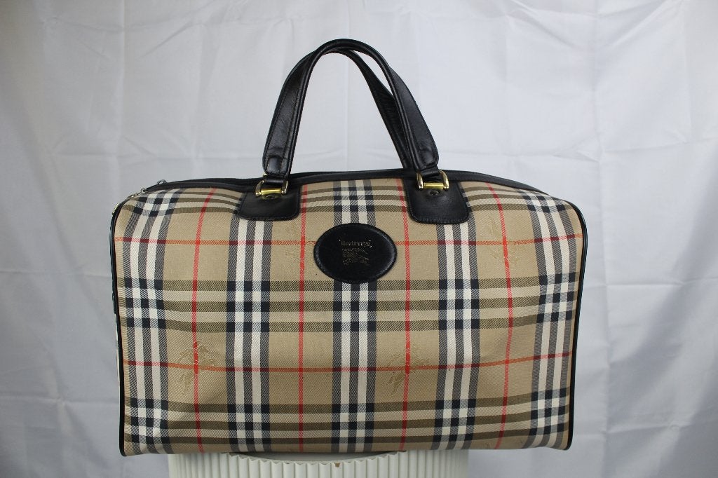 Burberry Boston Bag - 1307, Sieraden, Tassen en Uiterlijk, Tassen | Damestassen, Gebruikt, Beige, Ophalen of Verzenden, Burberry