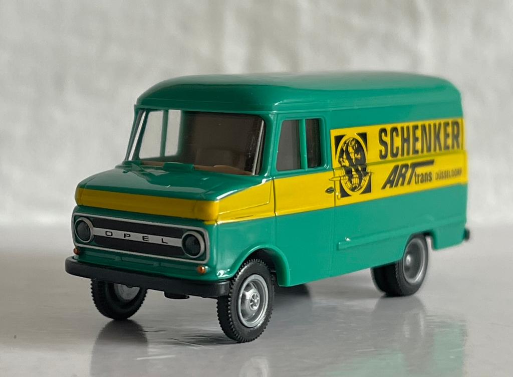 Brekina: Opel Blitz B 1966 "schenker ARTtrans Düsseldorf", Ophalen of Verzenden, Zo goed als nieuw, Auto, Brekina