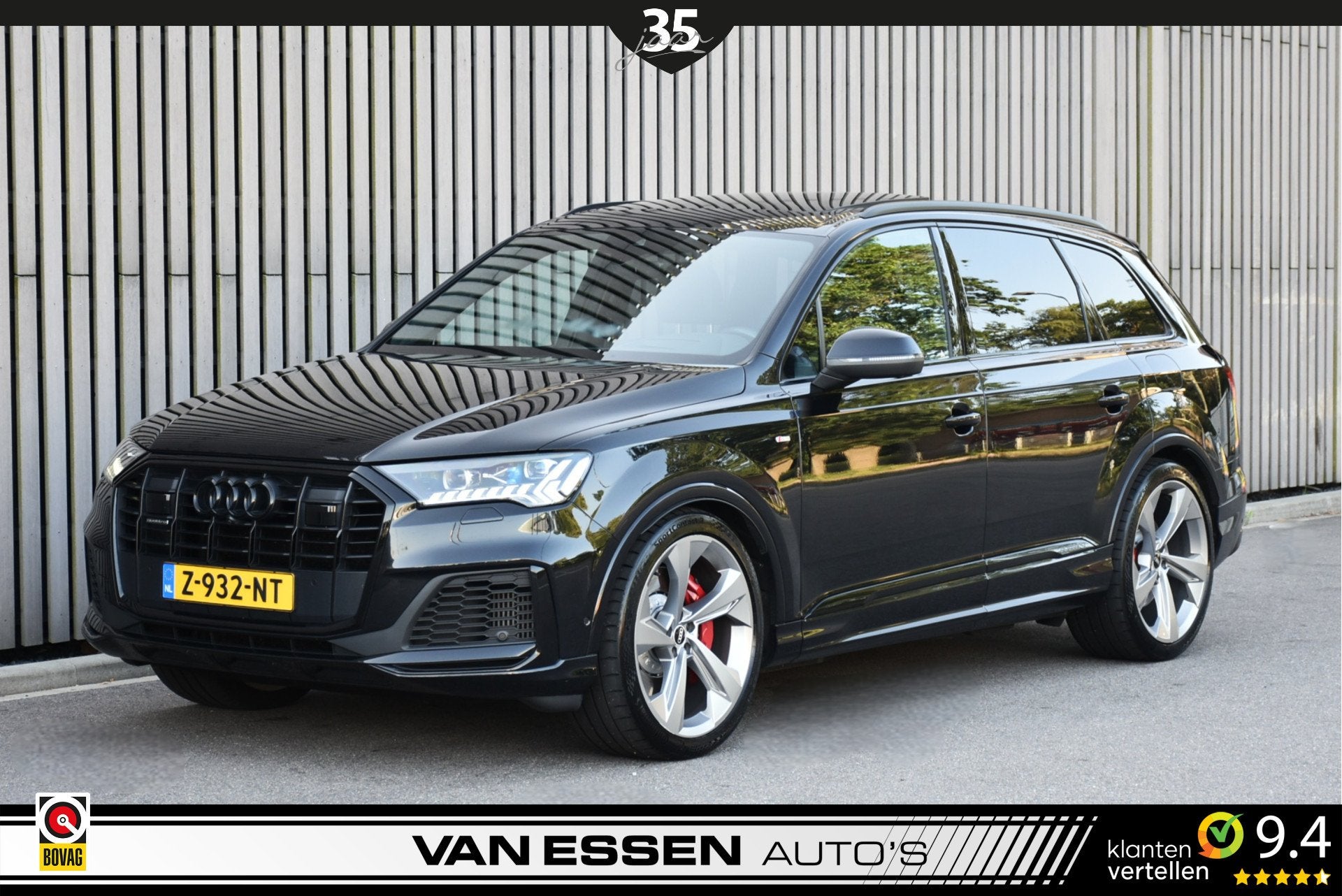 Audi Q7 60 TFSI e Quattro Competition Pano Luchtvering Trekh, Auto's, Automaat, Euro 6, 2995 cc, Zwart