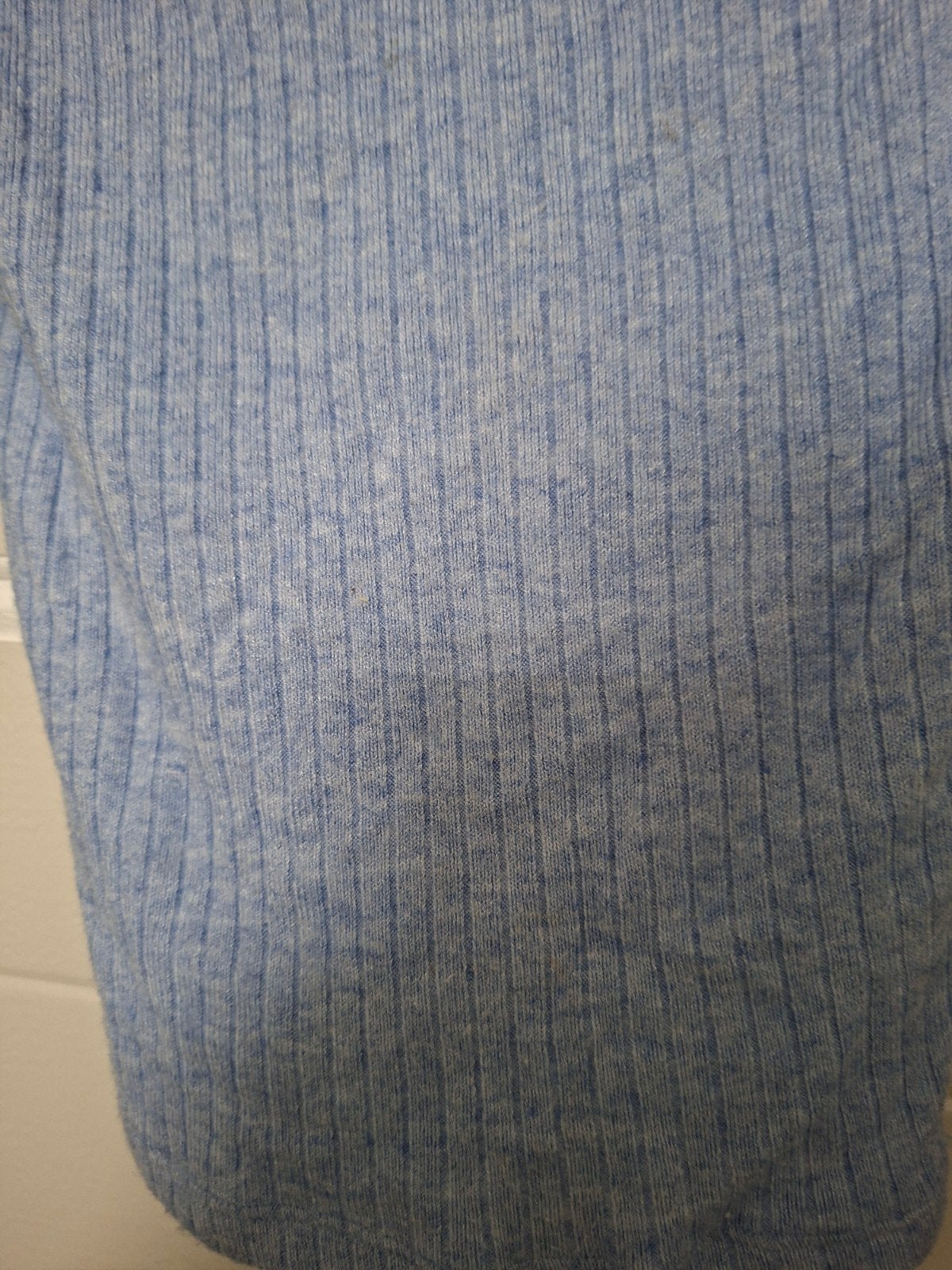 Stradivarius Trui Maat XS - Lichtblauw Ribgebreid, Blauw, Ophalen of Verzenden, Zo goed als nieuw, Maat 34 (XS) of kleiner