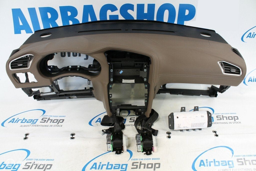 Airbag set - Dashboard bruin leder Citroen DS4 (2011-2018), Auto-onderdelen, Dashboard en Schakelaars