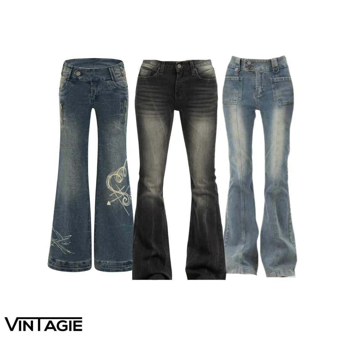 5X Y2K JEANS GROOTHANDEL AD / PERFECT VOOR RESELLERS/WINKELS, Overige kleuren, Vintagie, Overige jeansmaten, Haulerwijk