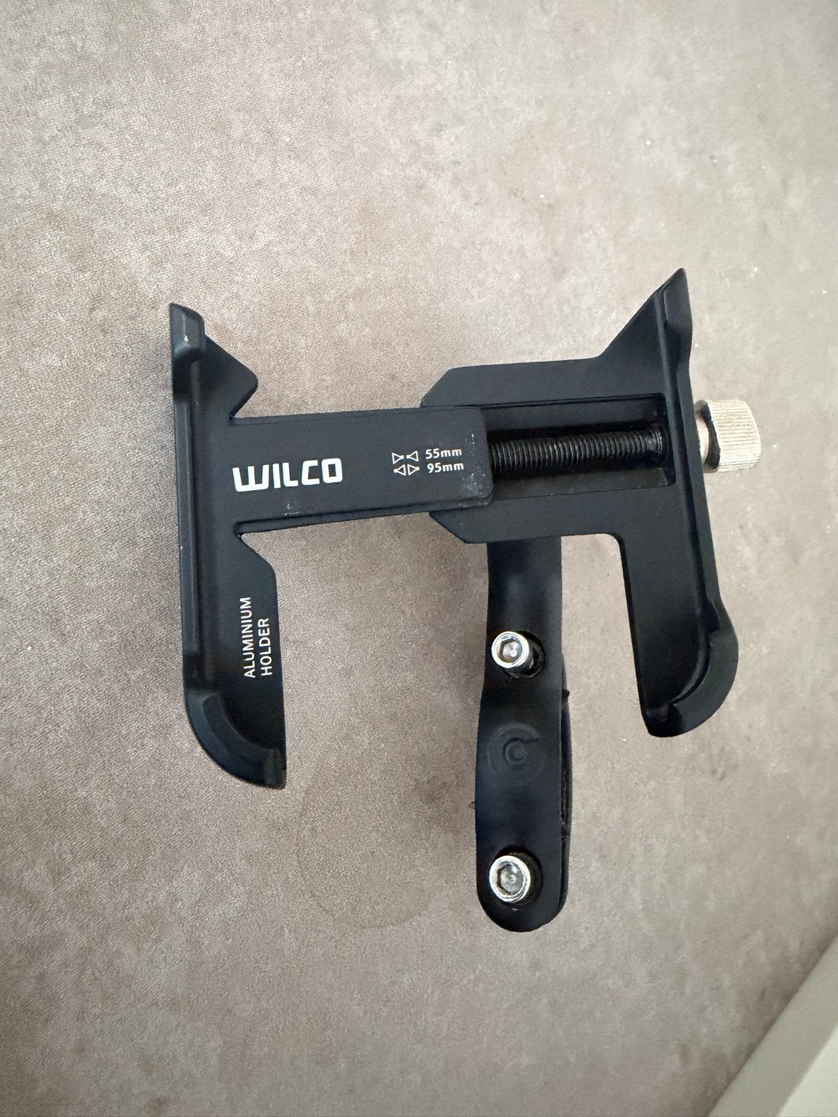Wilco Aluminium Fiets Telefoonhouder - Zwart, Ophalen of Verzenden, Gebruikt, Fiets