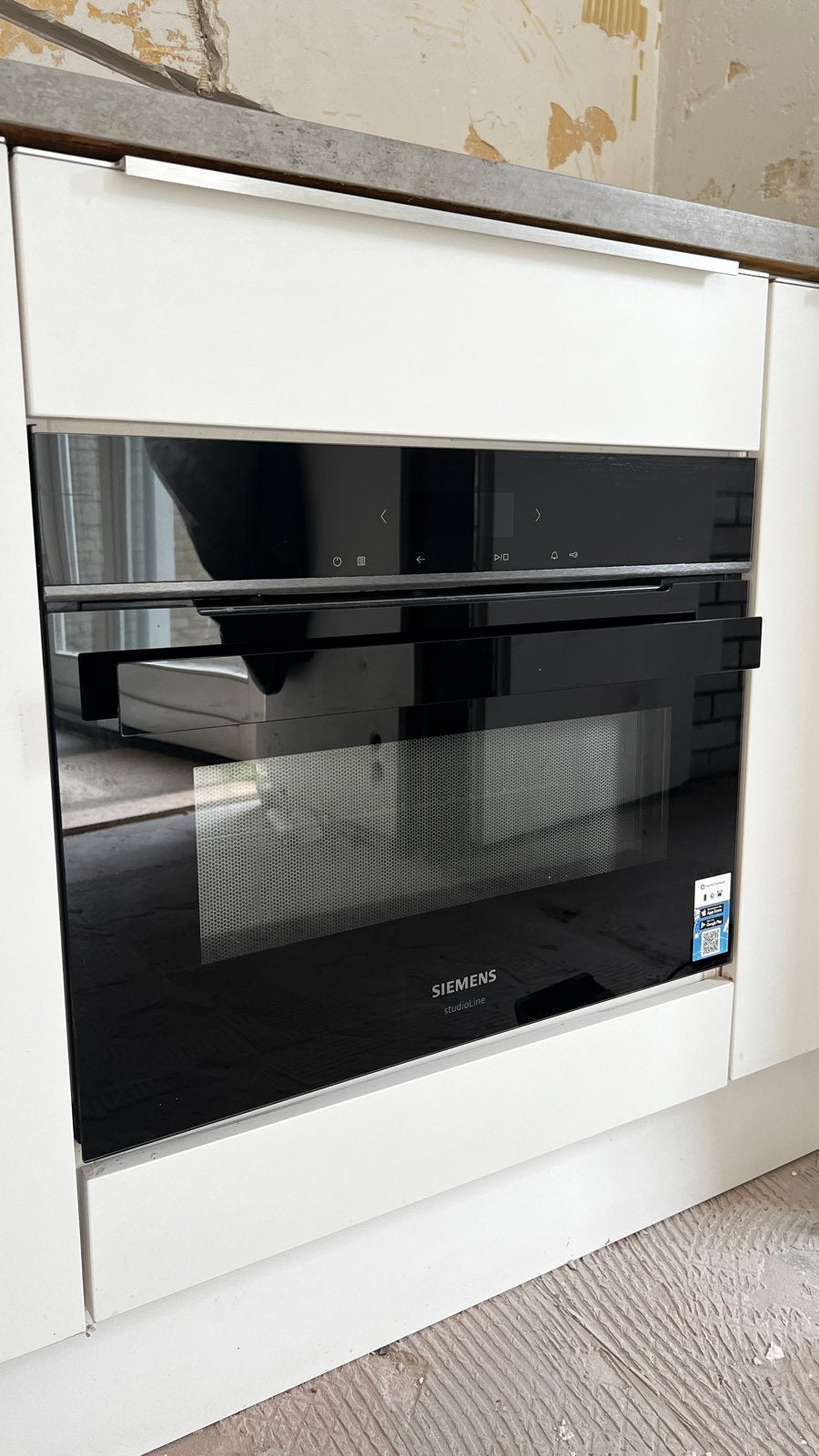 Siemens Combi Oven HT6B3EC0S - 2 jaar oud, Ophalen, 45 tot 50 cm, Hete lucht, Siemens