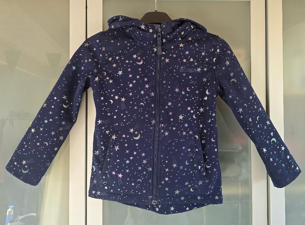 Softshell jasje maat 116, Kinderen en Baby's, Gebruikt, Meisje, Mountain Warehouse, Ophalen of Verzenden