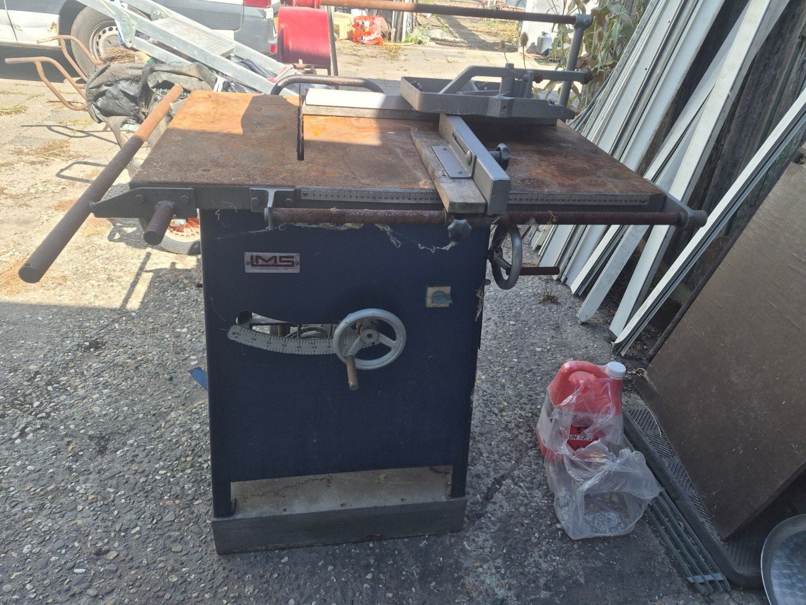 IMS Zaagtafel 380V - Robuuste Industriële Cirkelzaag, IMS, Gebruikt, Cirkelzaag, 70 mm of meer