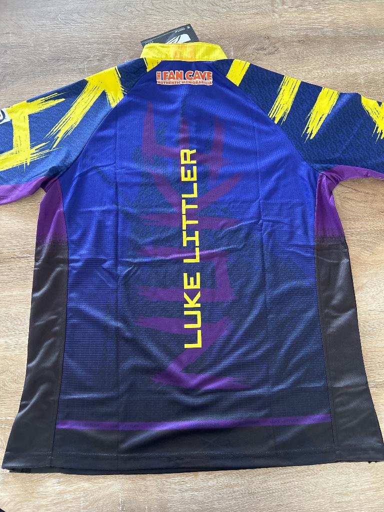 Littler official dartshirt, Maat 48/50 (M), Paars, Overige typen, Nieuw
