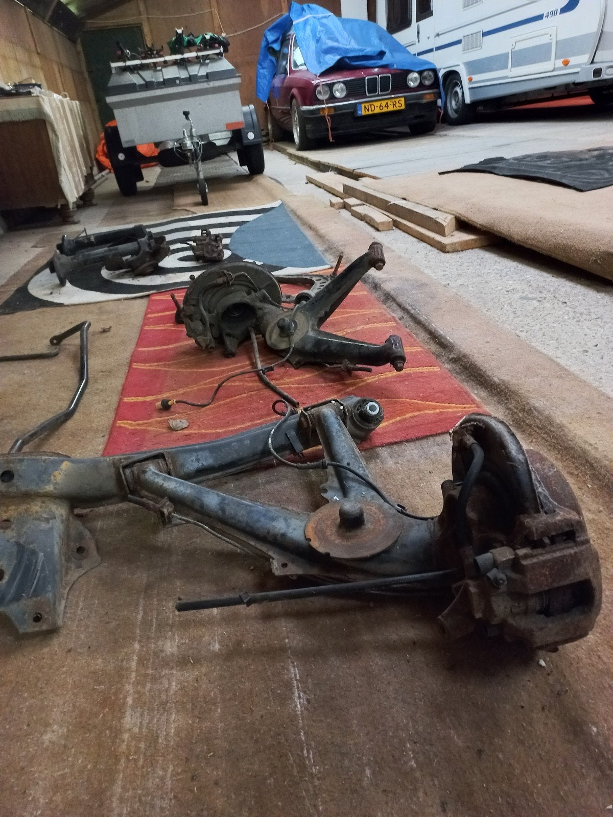 BMW e30 6 cylinder onderstel., Auto-onderdelen, Ophanging en Onderstel, BMW, Ophalen