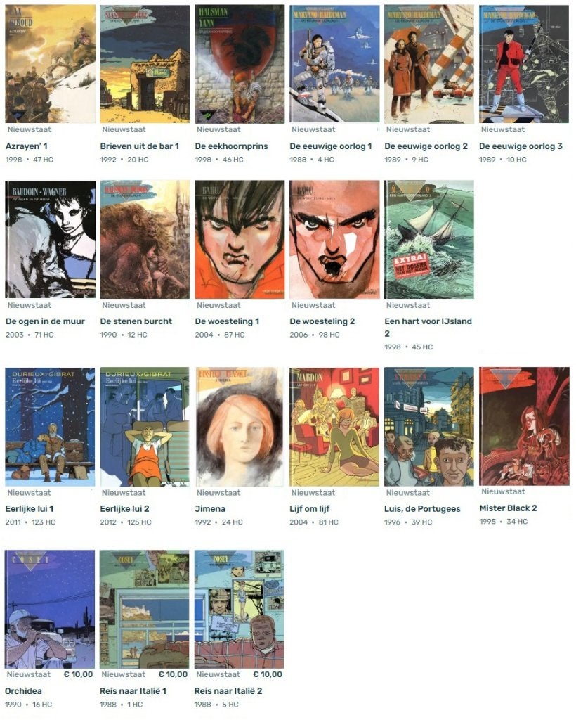 Diverse stripboeken uit de Vrije Vlucht reeks, Meerdere stripboeken, Ophalen of Verzenden, Nieuw, Diverse tekenaars en schrijvers