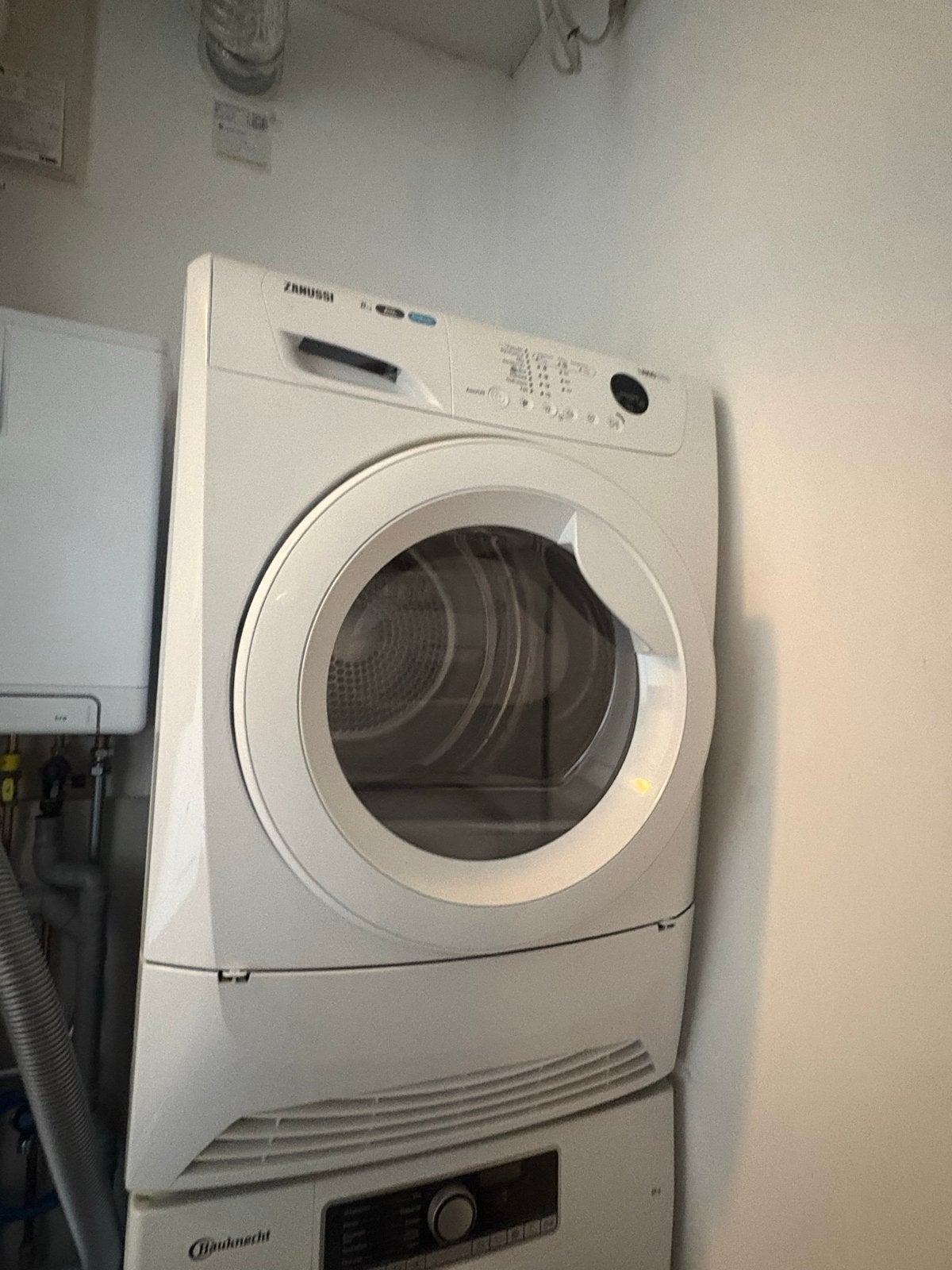Zanussi Lindo 1000 Condensdroger - 8 kg, Witgoed en Apparatuur, Wasdrogers, Ophalen, Gebruikt, 8 tot 10 kg, Voorlader