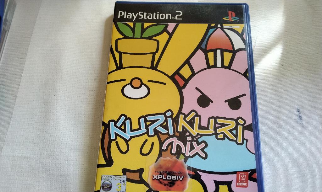 Kuri Kuri Mix Playstation 2 PS2 Game SPAANS (privé games tk), Spelcomputers en Games, 2 spelers, Zo goed als nieuw, Vanaf 3 jaar