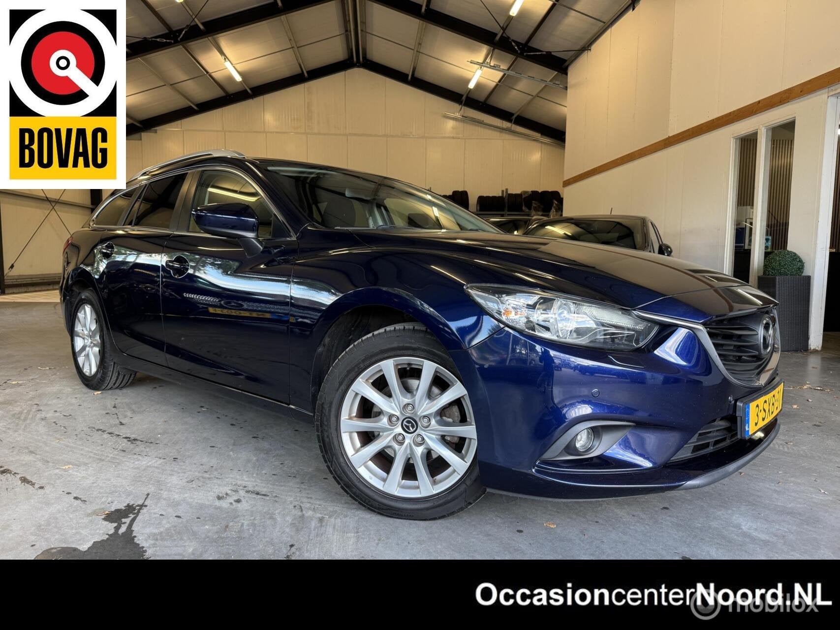 Mazda 6 Sportbreak 2.0 TS, Trekhaak, Climate control, Cruise, Auto's, Voorwielaandrijving, 680 kg, 4 cilinders, Origineel Nederlands
