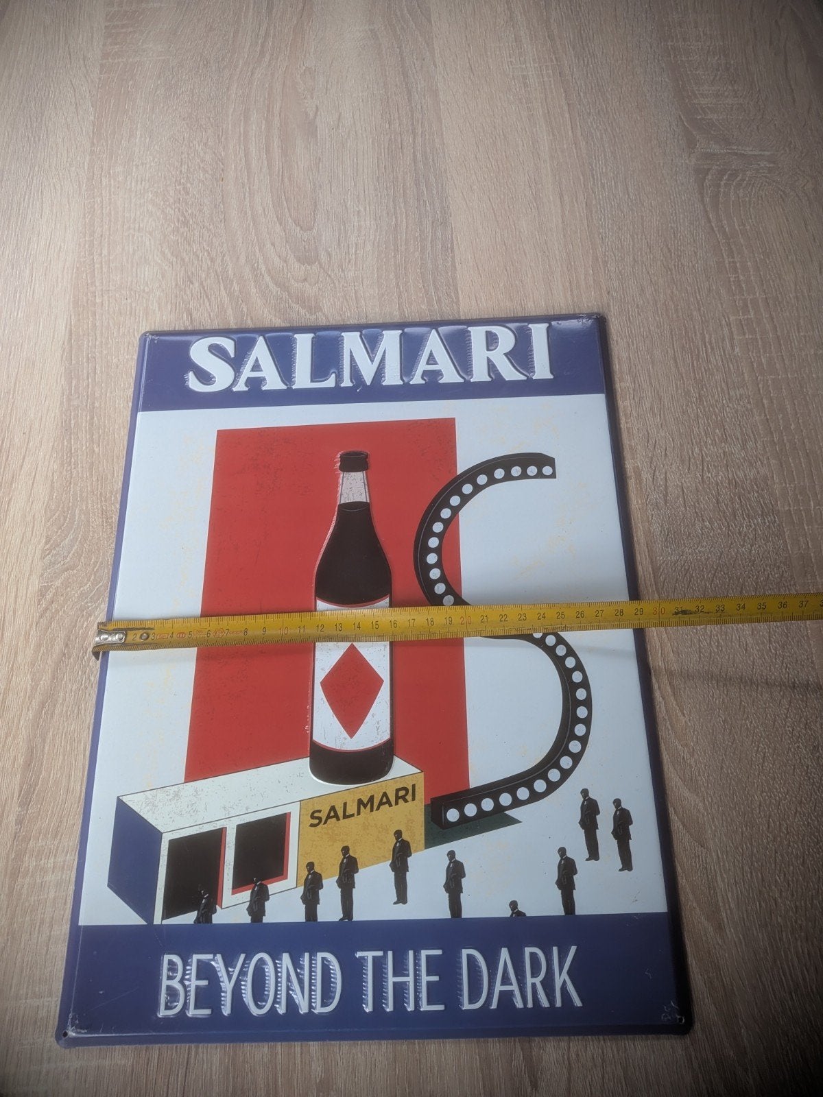 Salmari Reclamebord - Vintage Look Metalen Plaat, Ophalen of Verzenden, Zo goed als nieuw, Reclamebord