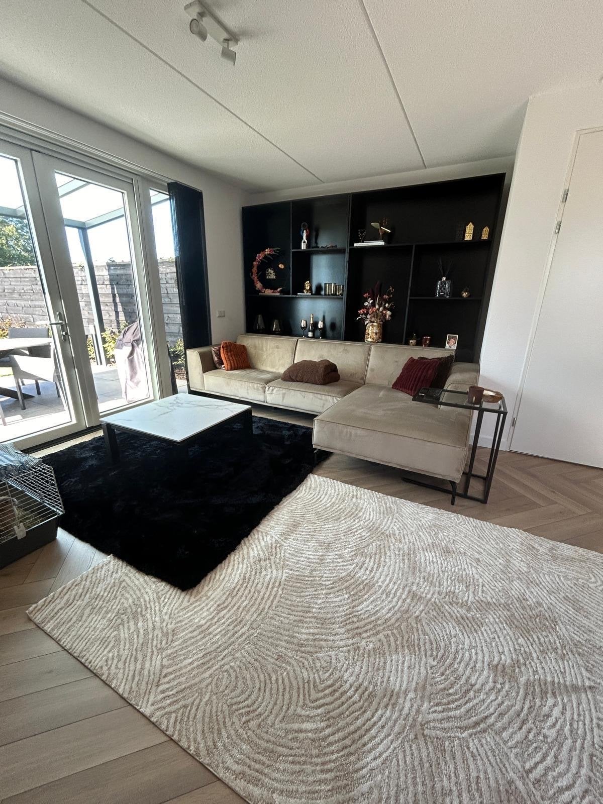 Comfortabele hoekbank, eventueel met nieuw kleed, Ophalen, 250 tot 300 cm, 100 tot 125 cm, Hoekbank