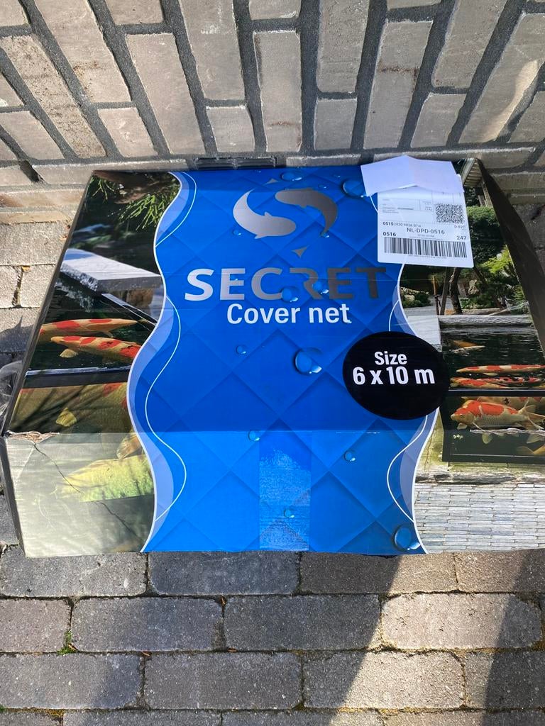 Secret covernet 6x10m, Ophalen, Gebruikt