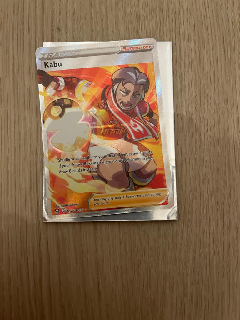 Pokemon Kaart Kabu - Trainer Supporter, Ophalen of Verzenden, Zo goed als nieuw