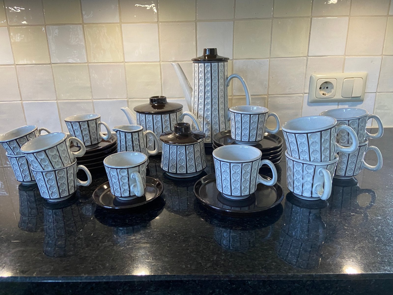 Thee en koffie servies, Ophalen, Zo goed als nieuw, Overige materialen, Pot, Bus of Blik