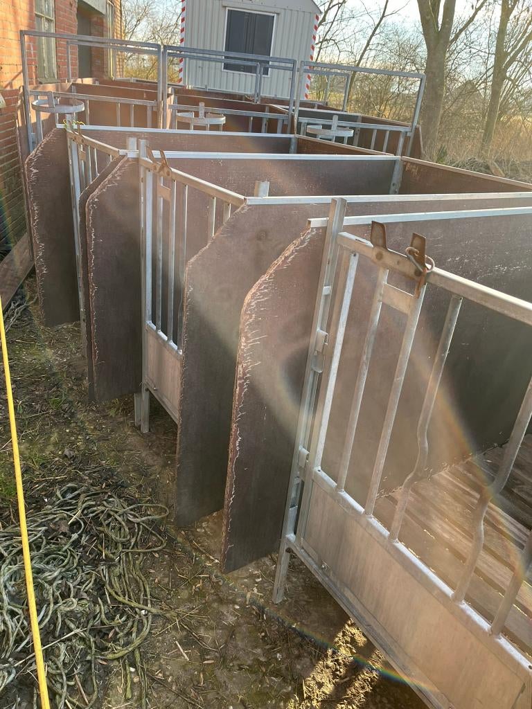 Kalverhokken Eenlingboxen, Dieren en Toebehoren, Stalling en Weidegang