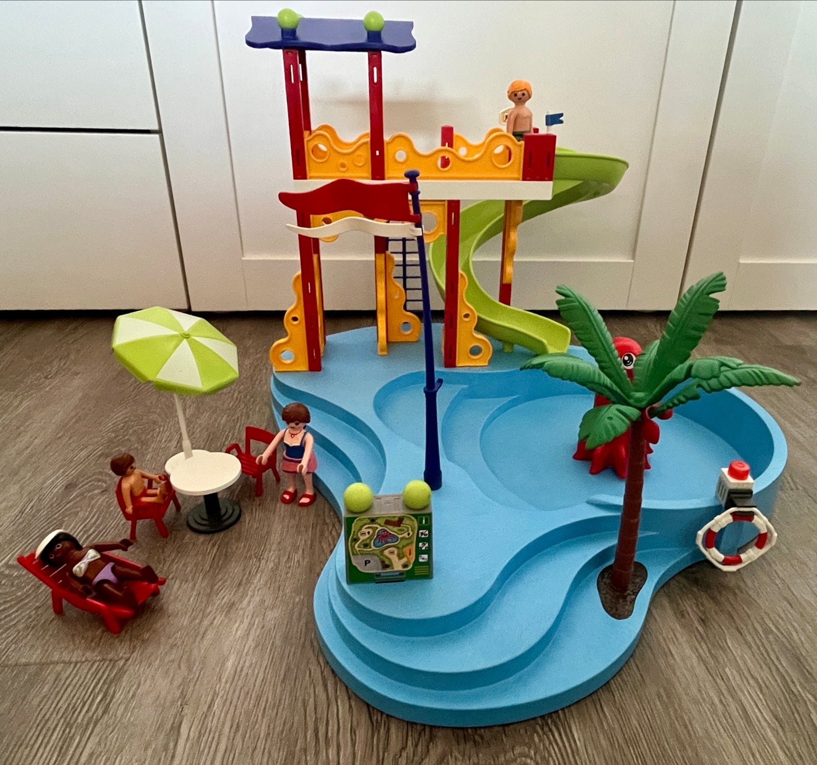 Playmobil Waterpark, zwembad met Glijbaan, Complete set, Overige typen, Ophalen of Verzenden, Summer fun