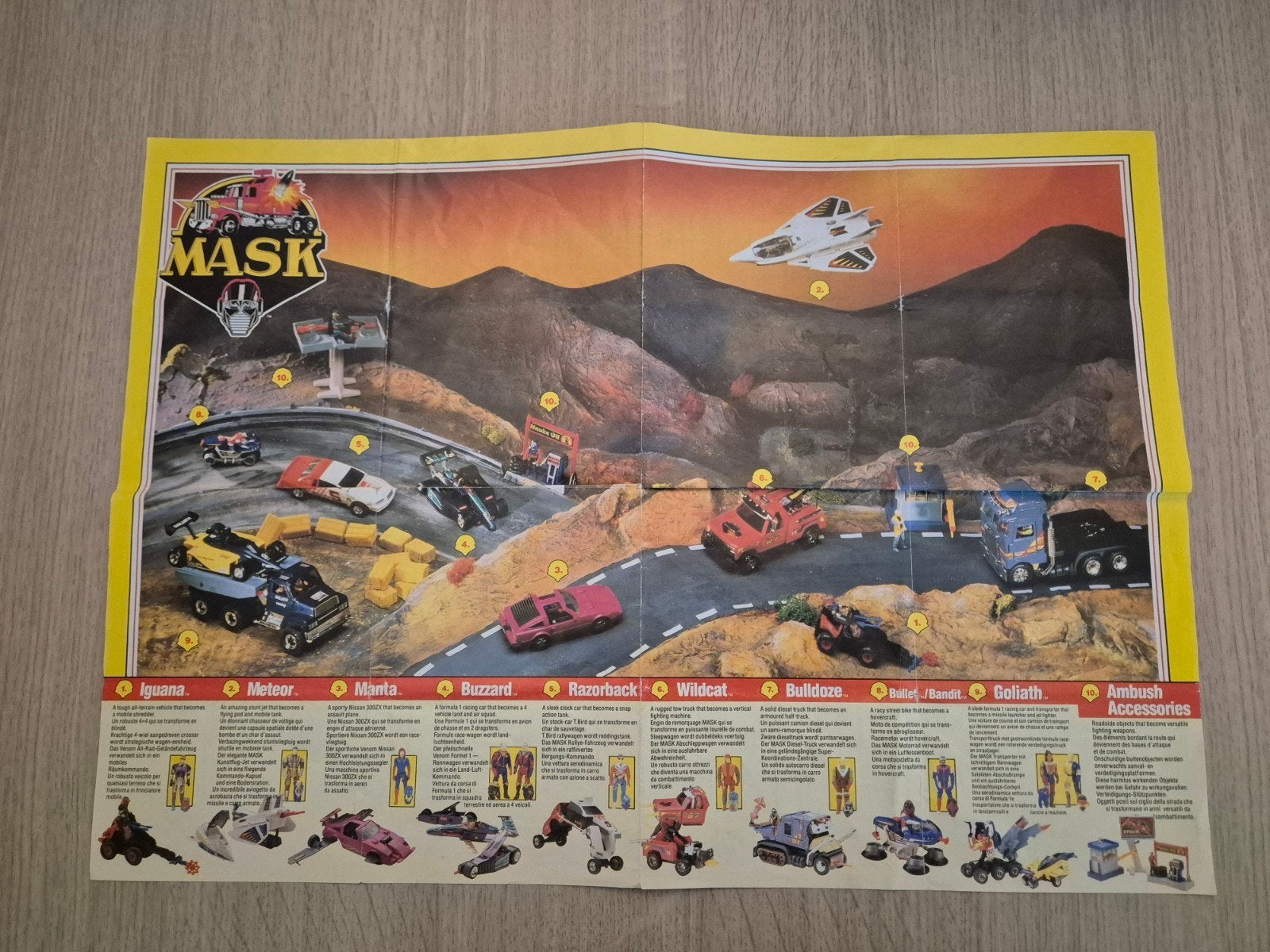 M.A.S.K. Handleiding Manta, Ophalen of Verzenden